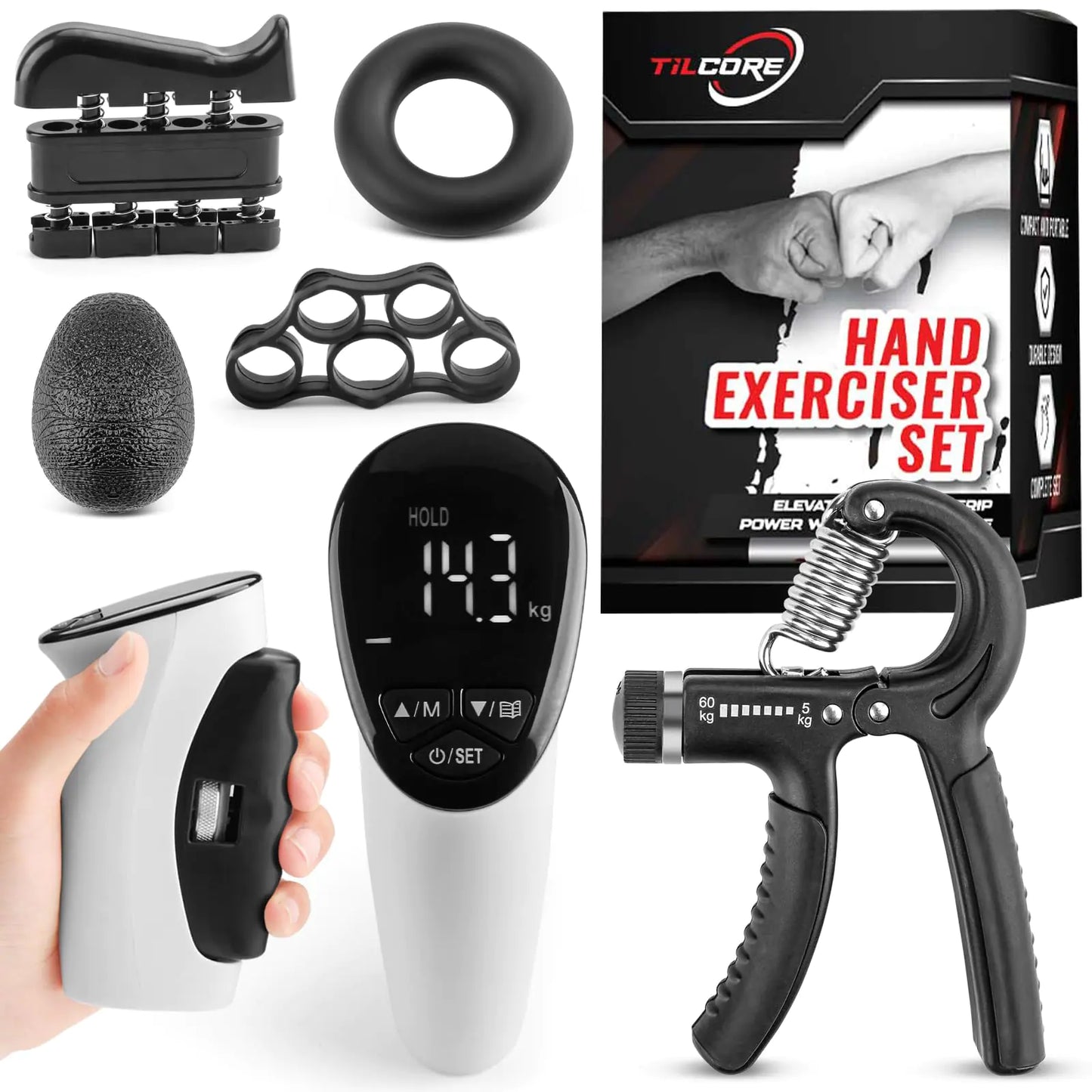 Grip Strength Tester & Grip Strength Trainers